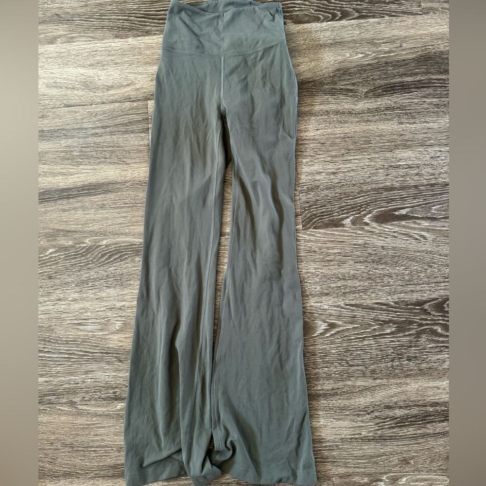 Selling green Lululemon flares!
